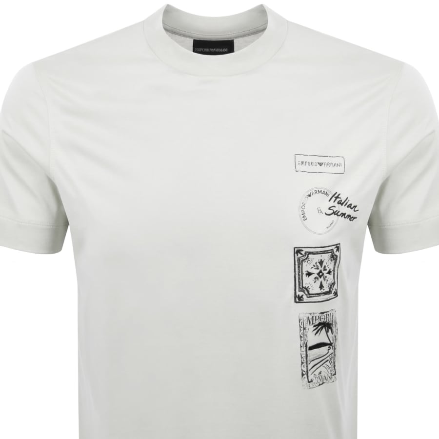 Emporio Armani Logo T Shirt White